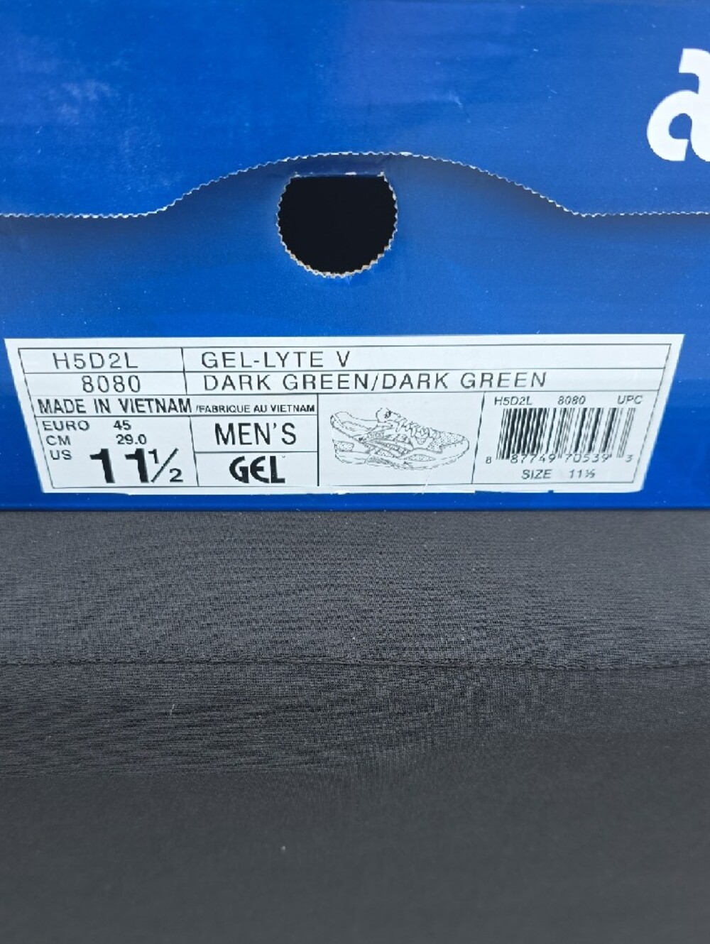 ASICS Green Suede Lace-Up Sneakers - Picture 2 of 4